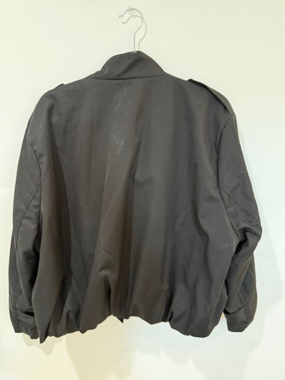 Black Funnel-Neck Jacket - Picture 3 of 4